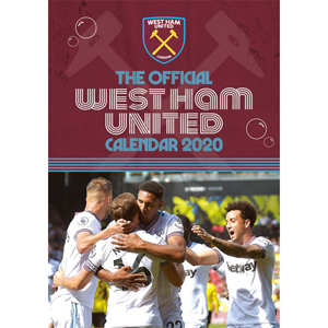 Official Licensed West Ham United F.C 2020 Pocket Diary 