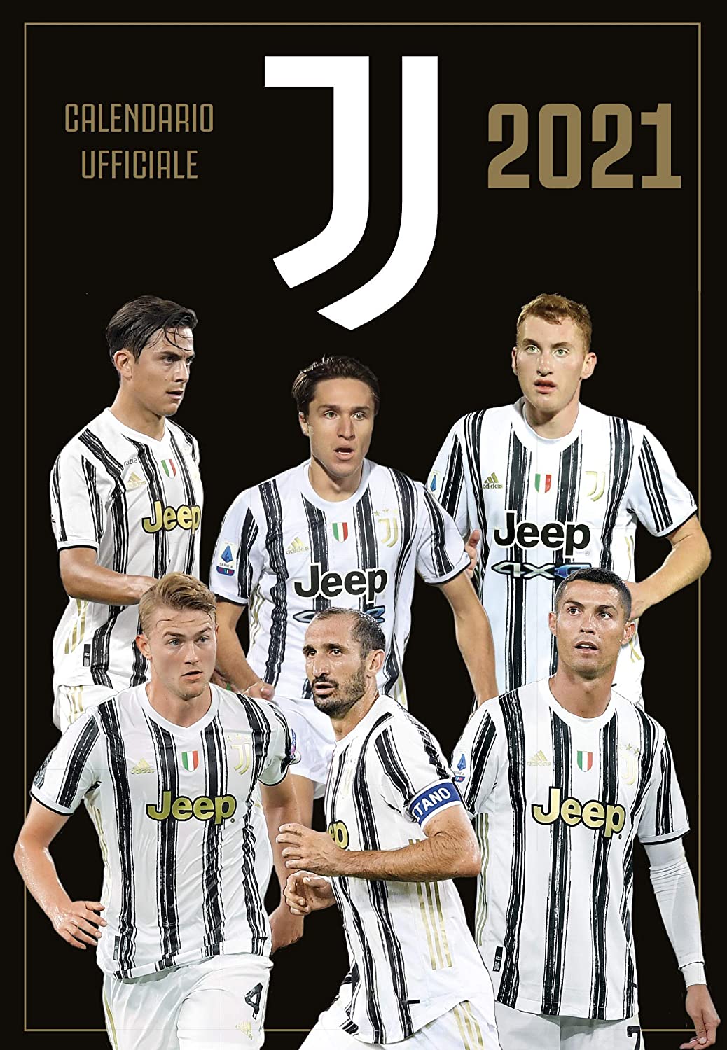 Football :: Stationery :: Calendars/Diaries :: Juventus 2021 Official Wall Calendar