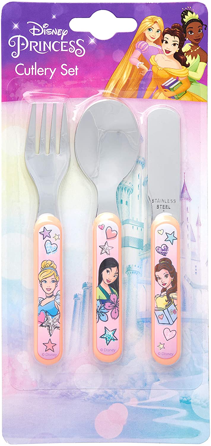 Disney Princess 3PC Cutlery Set